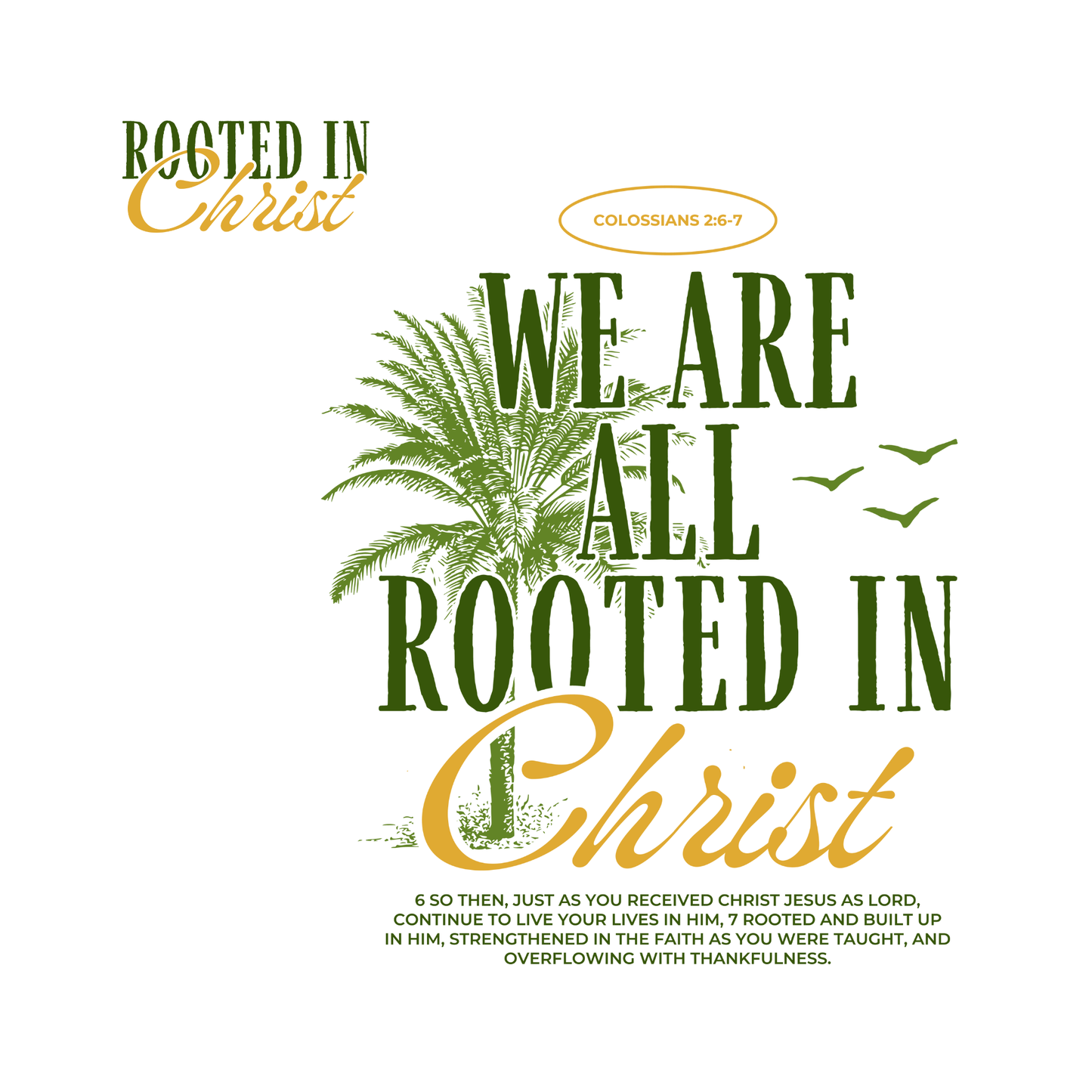 Rooted in Christ Print