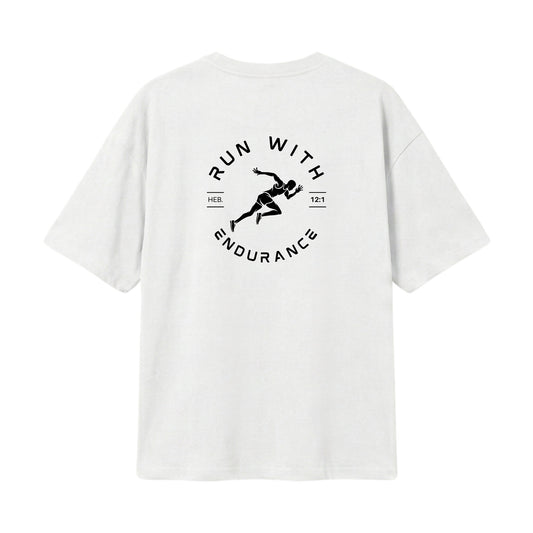 Run With Endurance  – Lightweight Oversized T-Shirt