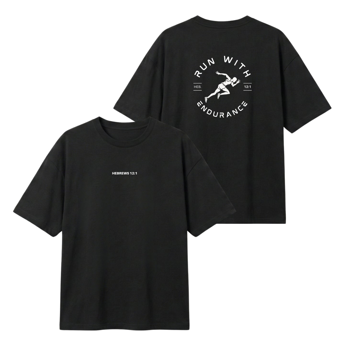 Run With Endurance  – Lightweight Oversized T-Shirt
