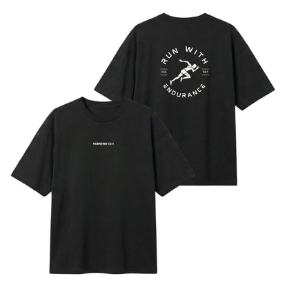 Run With Endurance  – Lightweight Oversized T-Shirt