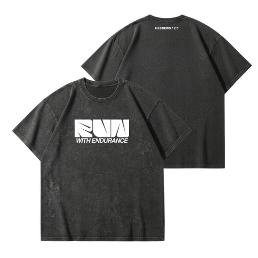 Run With Endurance – Vintage Washed T-Shirt