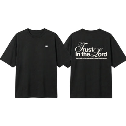 Safe in Him – Lightweight Oversized T-Shirt