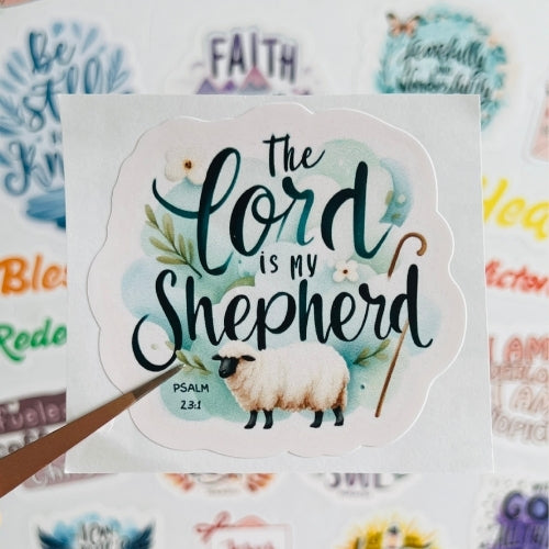 The Lord Is My Shepherd – Waterproof Sticker