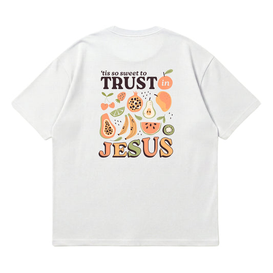 Trust In Jesus – Premium Oversized T-Shirt