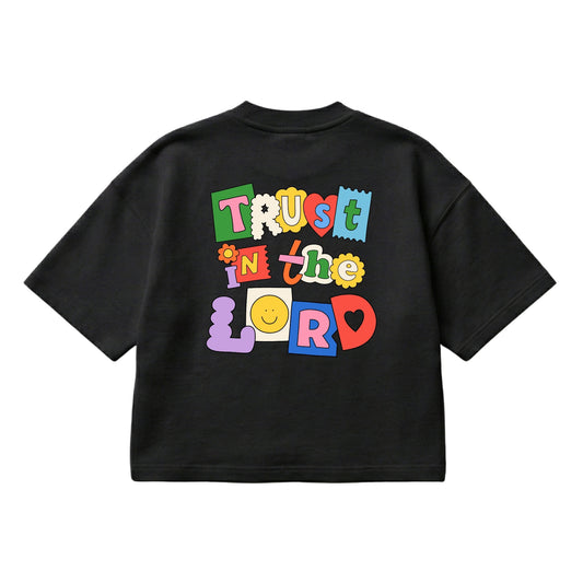 Trust In The Lord – Boxy Cropped Shirt