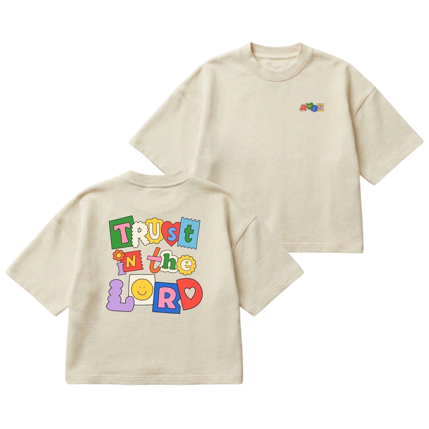 Trust In The Lord – Boxy Cropped Shirt