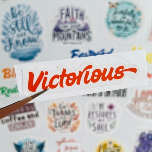 Victorious – Waterproof Sticker